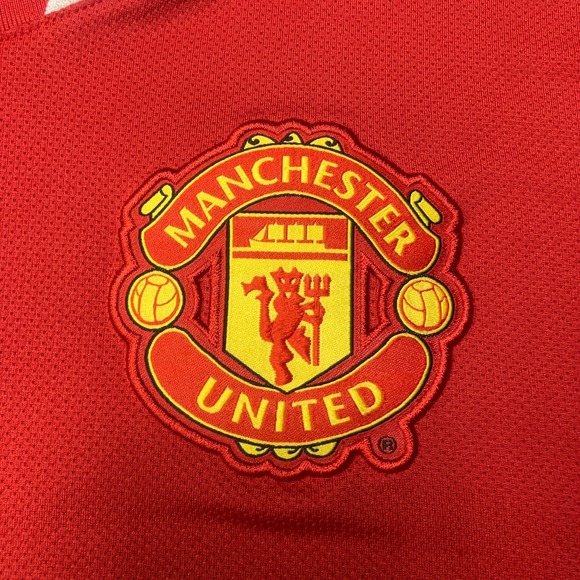 Nike Manchester United 2011-2012 Home Football Jersey Shirt Men's L AON Red - Picture 2 of 8